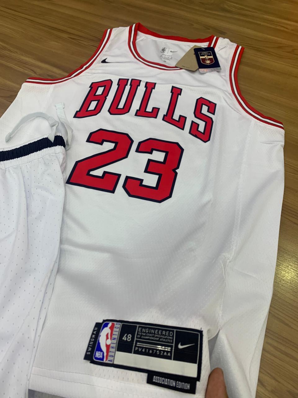 Camisa Basquete Bulls Michael Jordan Association Edition Swingman