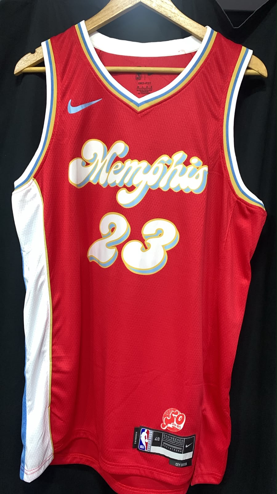 Camisa Basquete Memphis vermelha
