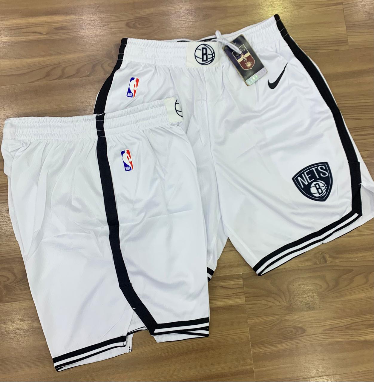 Bermuda Basquete Brooklyn Nets_branca