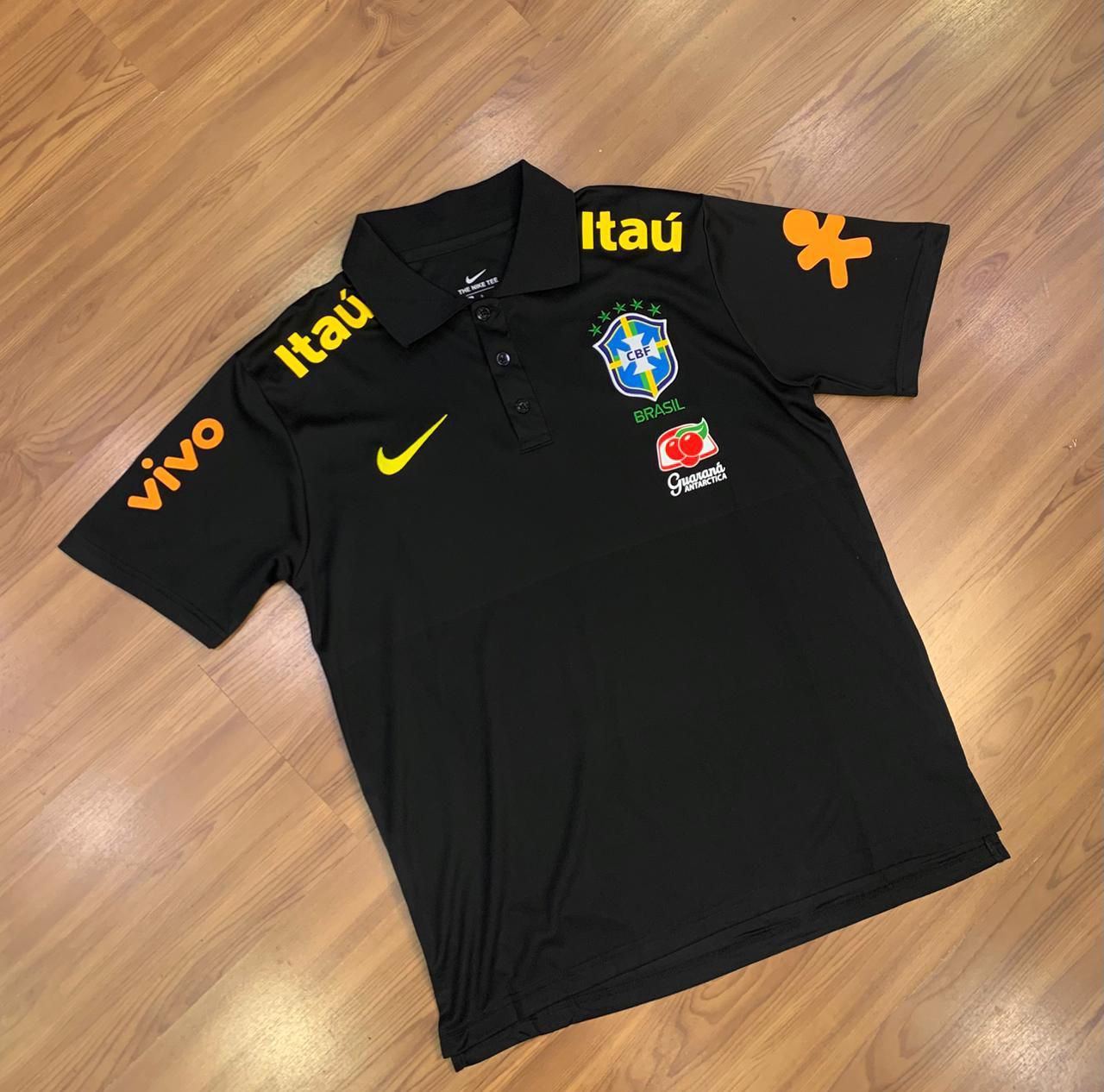 Camisa Polo Futebol Seleção Brasileira_2021/22 camisa pré-treino