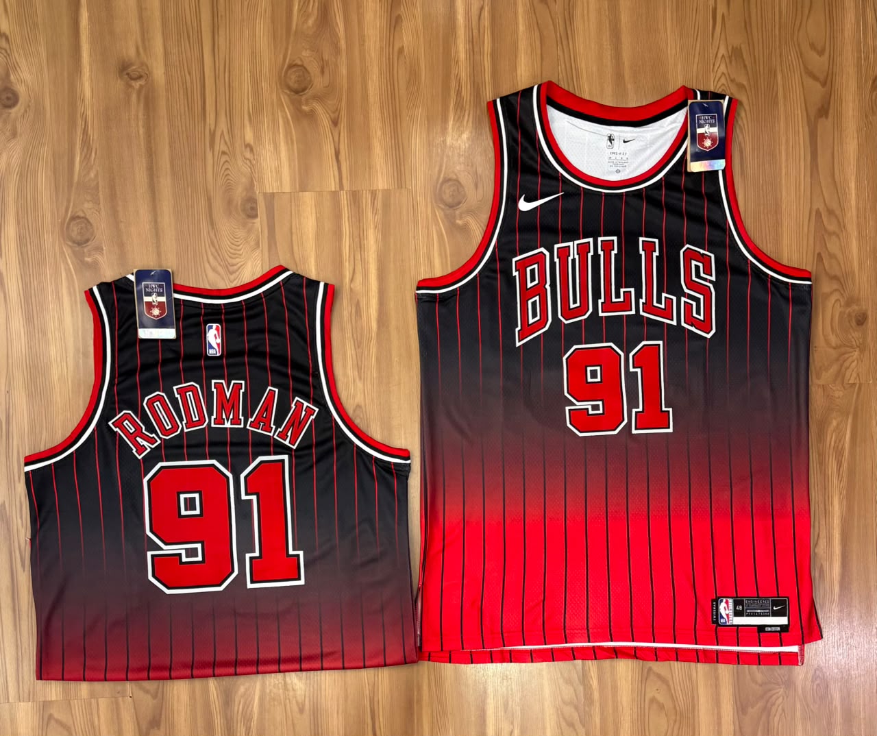 Camisa Basquete Bulls Swingman Degradê