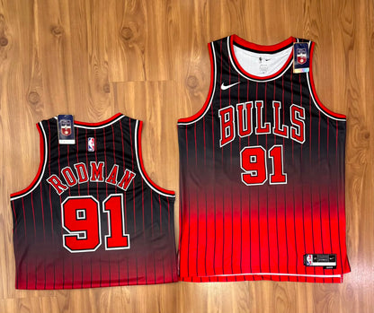 Camisa Basquete Bulls Swingman Degradê