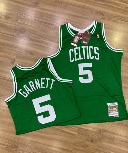Camisa Basquete Boston Celtics Mitchell & Ness Classic Edition Verde