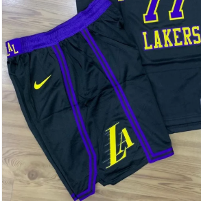 Bermuda Basquete Los Angeles Lakers city edition 2025/26 preto/roxo