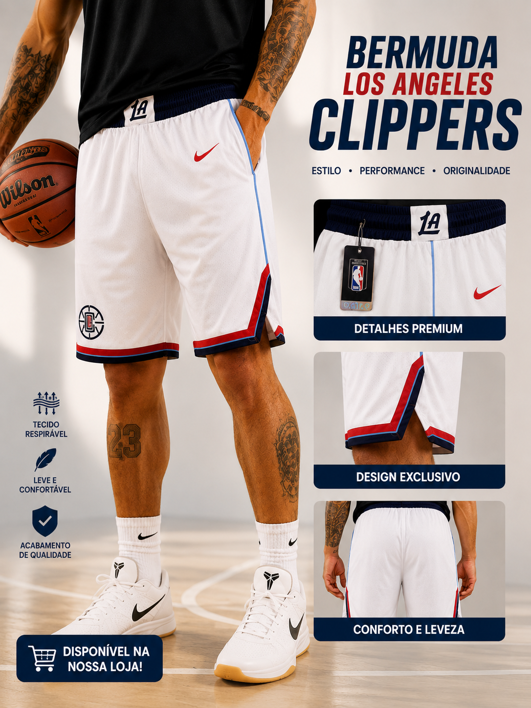 Bermuda Los Angeles Clippers Association Edition