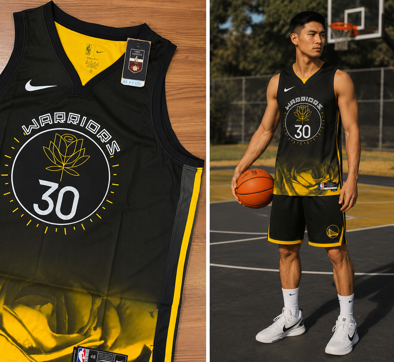 Camisa Basquete City Edition do Golden State Warriors_2022/23_Stephen Curry