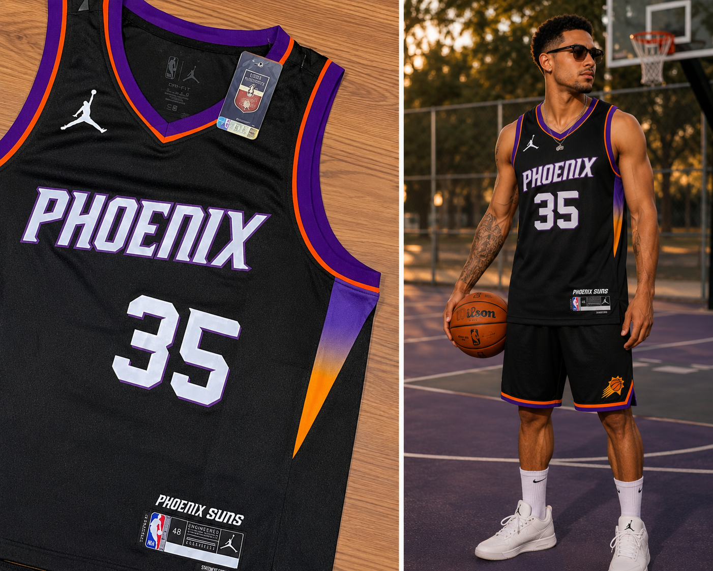 Camisa Basquete Phoenix Suns_Statement Edition_Kevin Durant