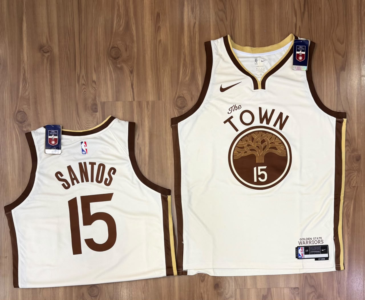 Camisa Basquete Golden State City Edition 25/26_Gui Santos_"The Town"