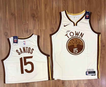 Camisa Basquete Golden State City Edition 25/26_Gui Santos_"The Town"