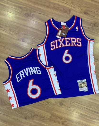 Camisa Basquete Philadelphia 76ers_Hardwood Classics_Mitchell & Ness