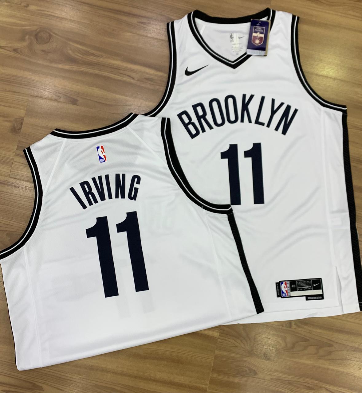 Camisa Basquete Brooklyn Nets Branca