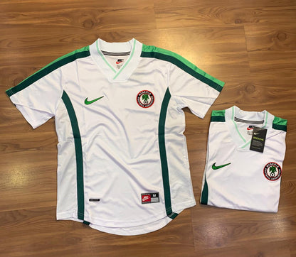 Camisa Futebol Seleção da Nigéria retrô 1998_camisa 2_away