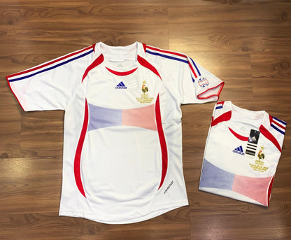 Camisa Futebol Seleção da França Retrô copa 2006_camisa 2_away
