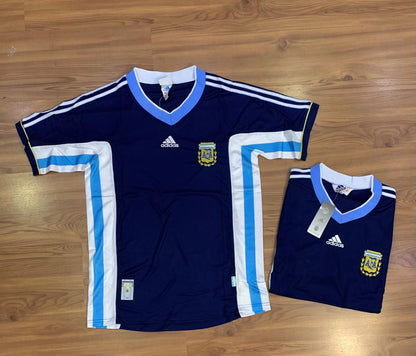Camisa Futebol Seleção Argentina Retrô Copa 98_camisa 2_away