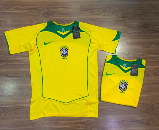 Camisa Futebol Seleção Brasileira_Retrô_2004/2005