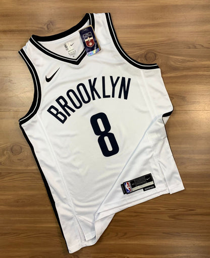 Camisa Basquete Brooklin Branca