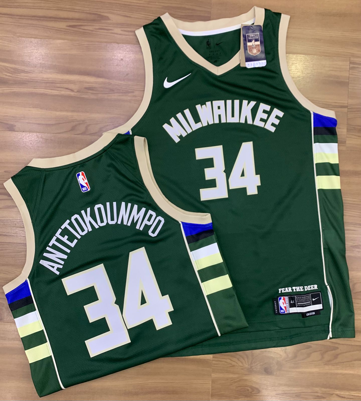 Camisa Basquete Milwaukee Bucks Icon Edition