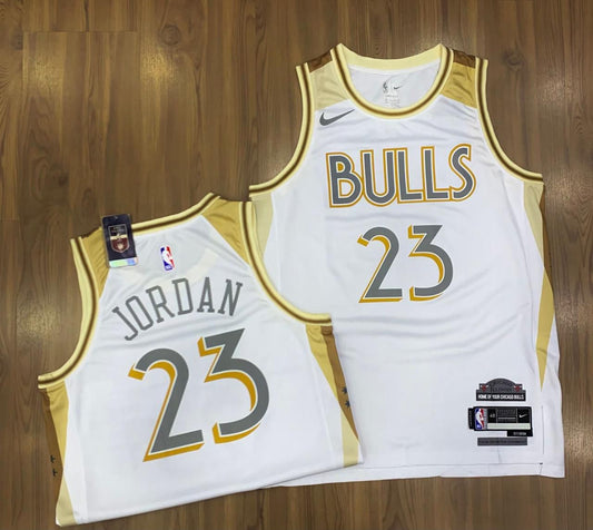 Camisa Basquete Bulls Branca