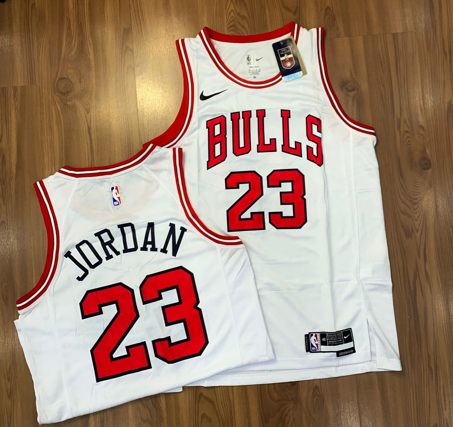 Camisa Basquete Bulls Michael Jordan Association Edition Swingman