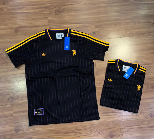 Camisa Futebol Manchester United Terrace Icon 25/26_preta