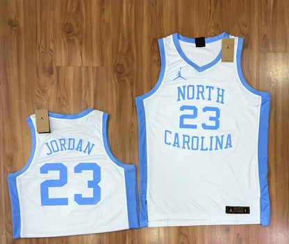 Camisa Basquete University Of North Carolina_UNC Tar Heels_branca