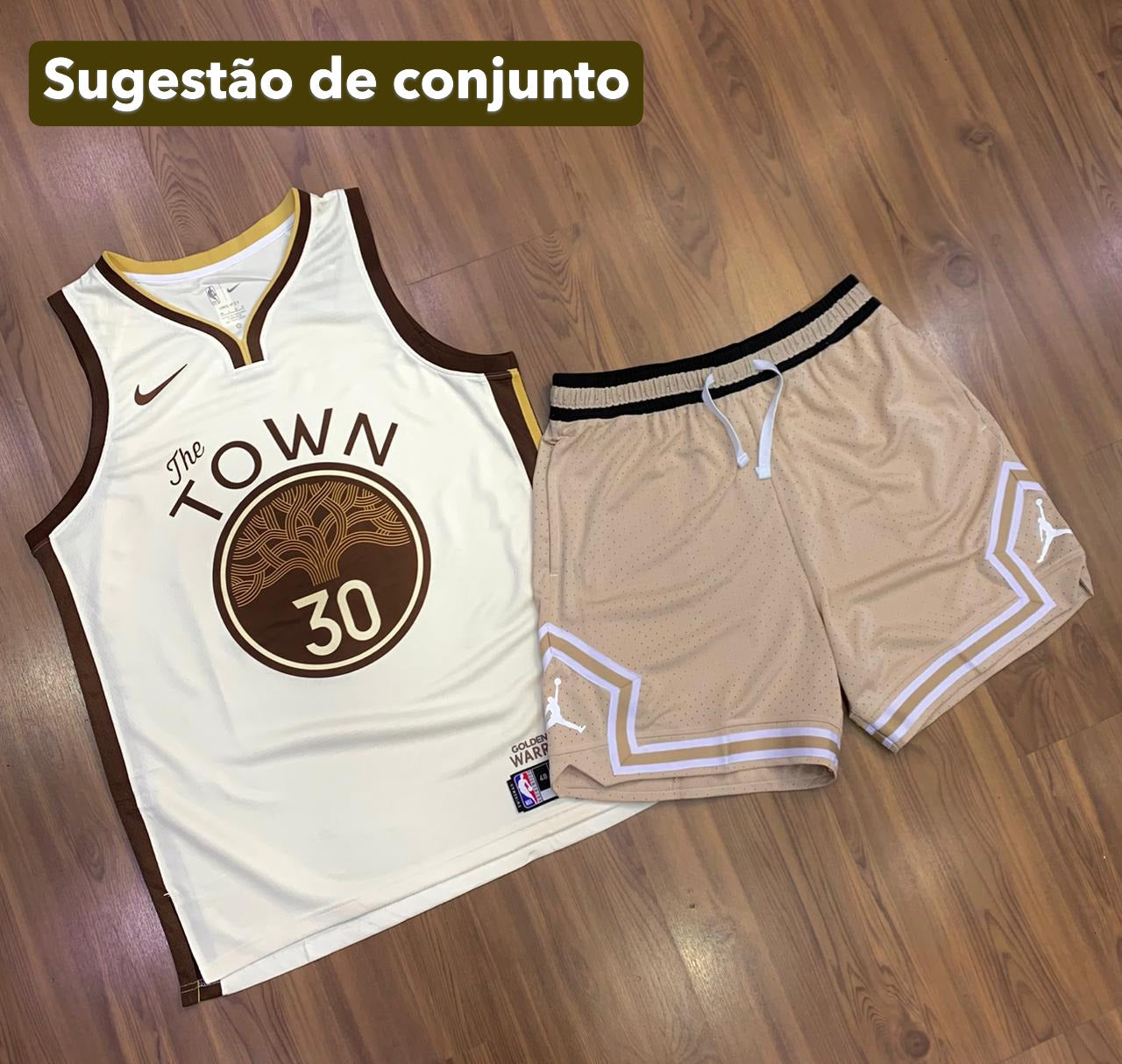 Camisa Basquete Golden State City Edition 25/26 "The Town"