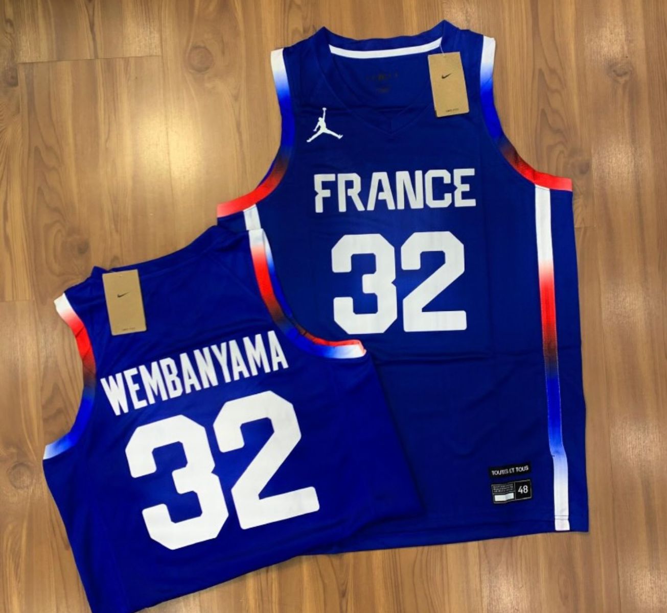 Camisa Basquete França Azul