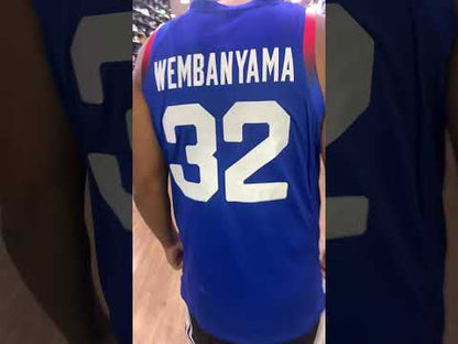 Camisa Basquete Jordan Brand Victor Wembanyama França Olimpíadas 2024